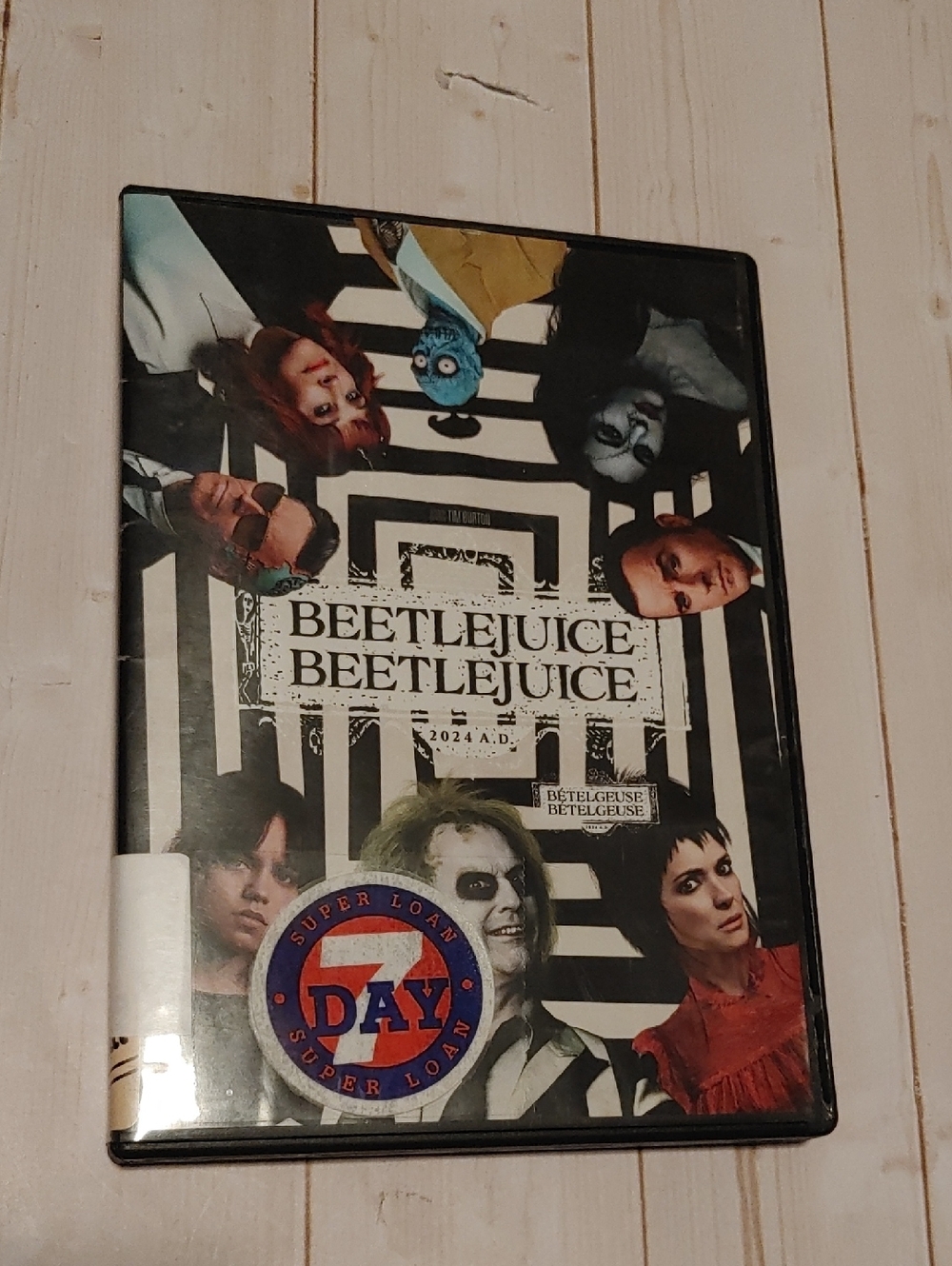 Beetlejuice Beetlejuice DVD 2024